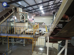 新型有機(jī)肥造粒機(jī)現(xiàn)場(chǎng)